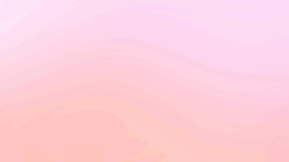 a pink and yellow background with a white border